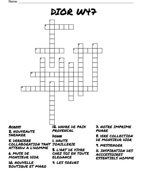 birkin or lady dior crossword